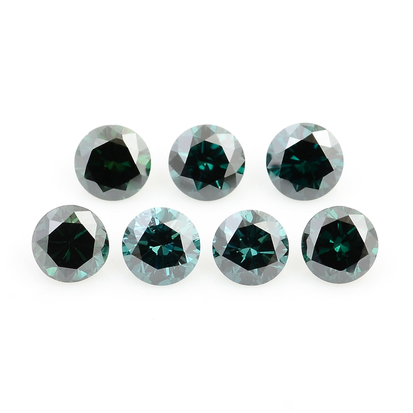 0.64 Blue Diamond Round Loose Gemstone