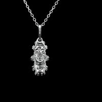 0.93 Ct Round Lab Grown Diamond 925 Sterling Silver Pendant
