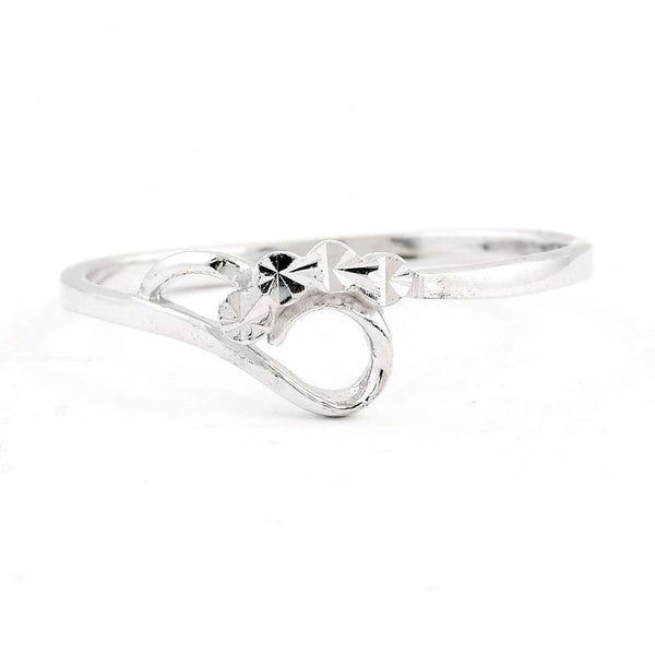 0.00 Ct Plain 925 Sterling Silver Ring