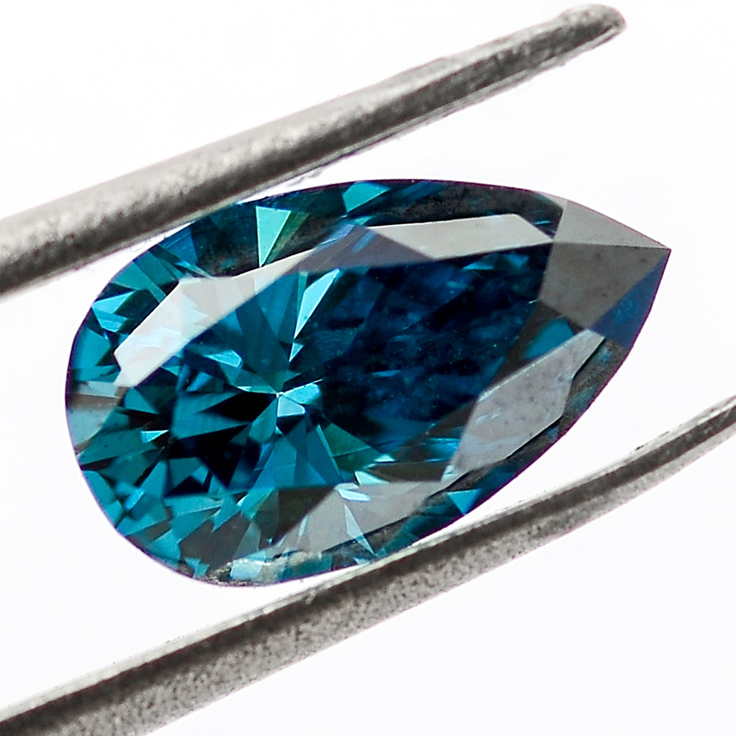 0.36 Blue Diamond Pear Loose Diamond