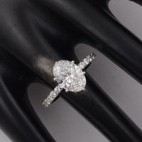 2.36 Carats Lab Grown Diamond 14K Gold Ring