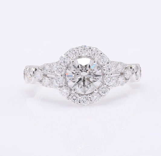 2.15 Carats Lab Grown Diamond 14K Gold Ring