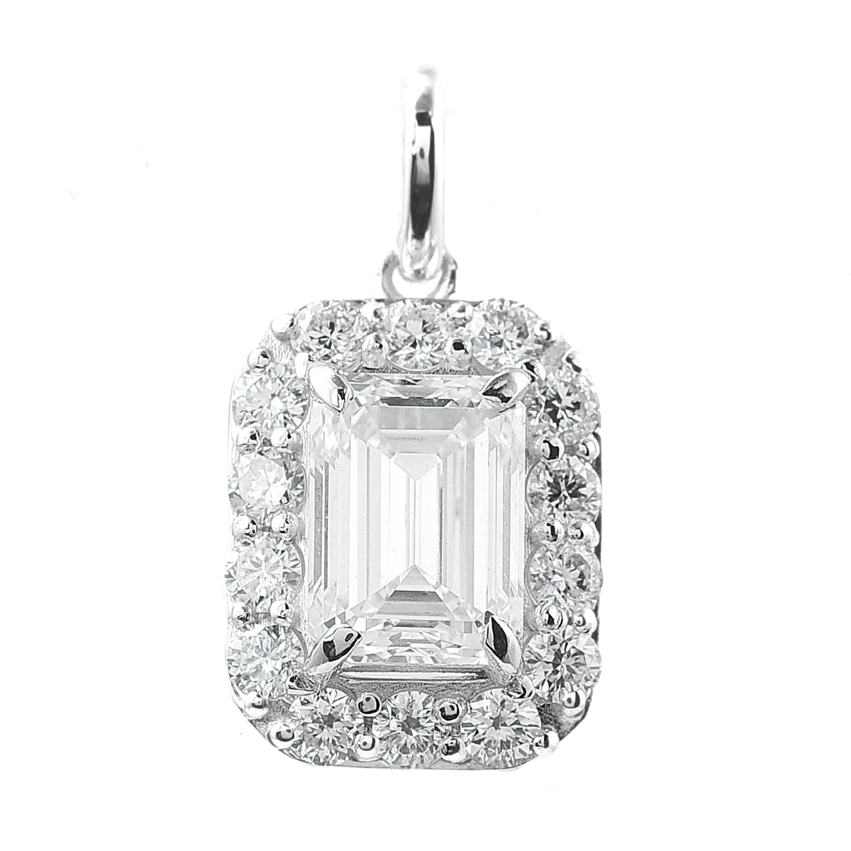 2.36 Carats Lab Grown Diamond 14K Gold Pendant