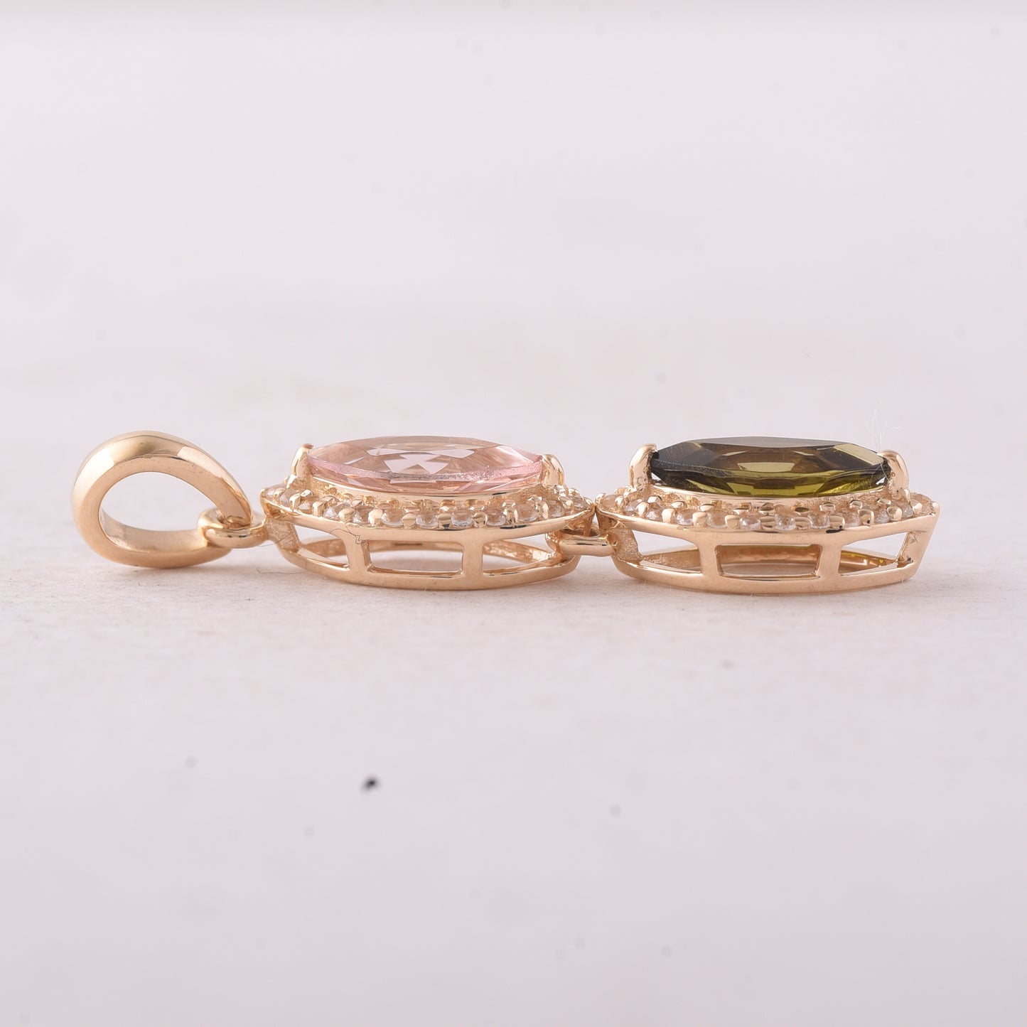 1.03 Ct Marquise Tourmaline 9K Gold Pendant