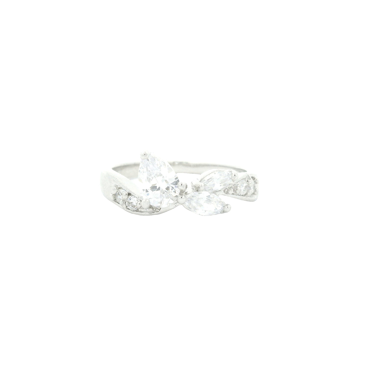 2.77 Ct Cubic Zirconia 925 Sterling Silver Ring