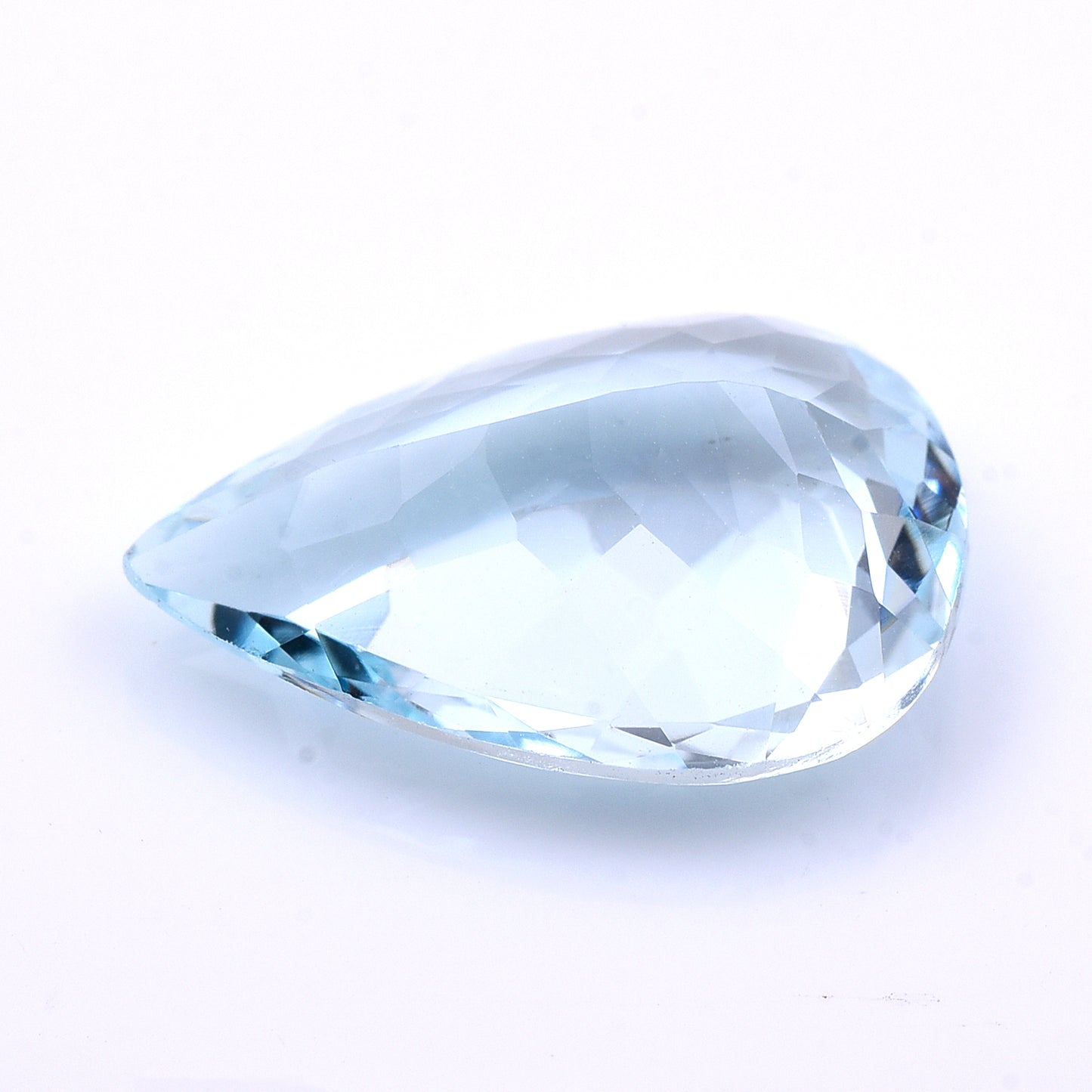 8.38 Natural Beryl Aquamarine Pear Mixed Cut Gemstone