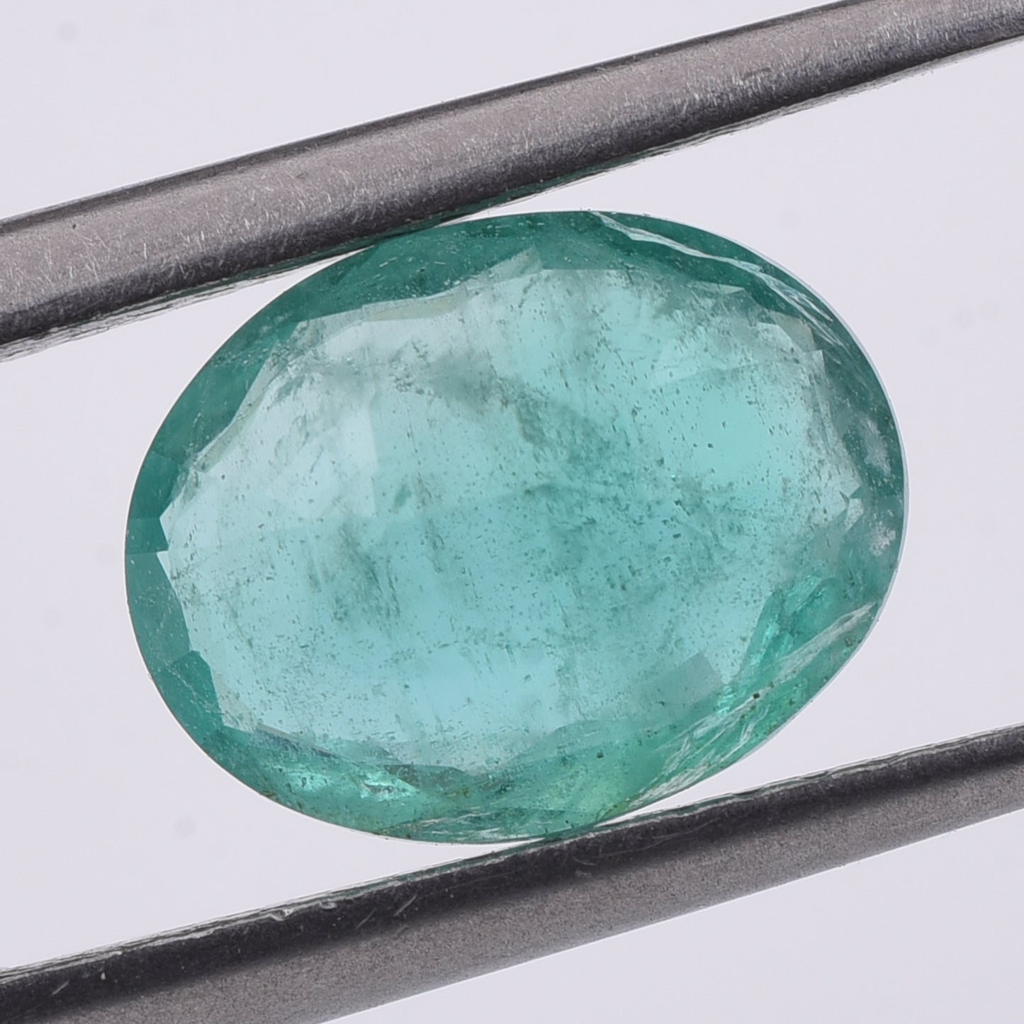 1.93 Natural Beryl Emerald Oval Mixed Cut Gemstone