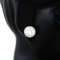 6.07 Carats Lab Grown Diamond 14K Gold Earrings
