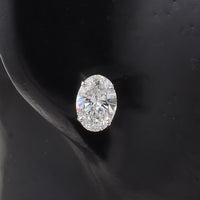 3.02 Carats Lab Grown Diamond 14K Gold Earrings