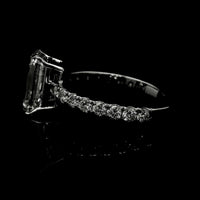 3.54 Carats Lab Grown Diamond 14K Gold Ring