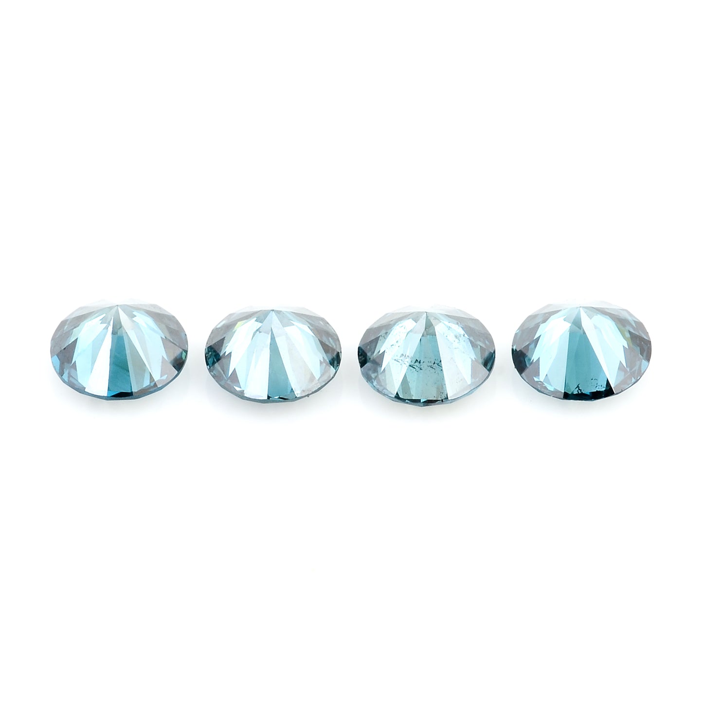 0.70 Blue Diamond Round Loose Gemstone