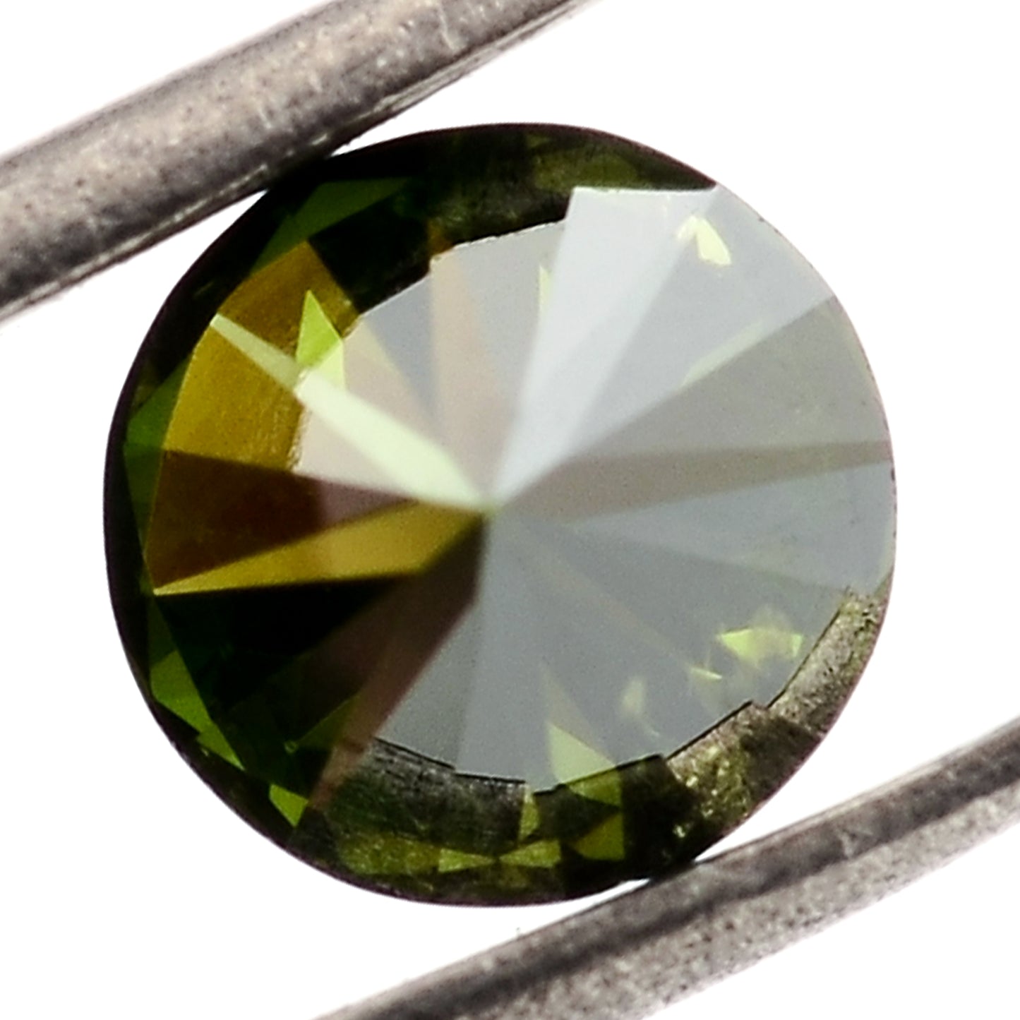 0.64 Green Diamond Round Loose Gemstone