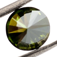 0.64 Green Diamond Round Loose Gemstone