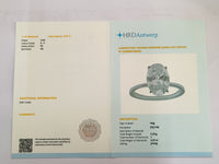 2.57 Carats Lab Grown Diamond 14K Gold Ring