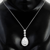 2.53 Carats Lab Grown Diamond 14K Gold Pendant