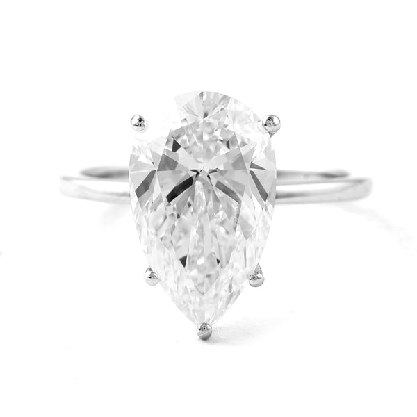 4.41 Carats Lab Grown Diamond 950 Platinum Ring