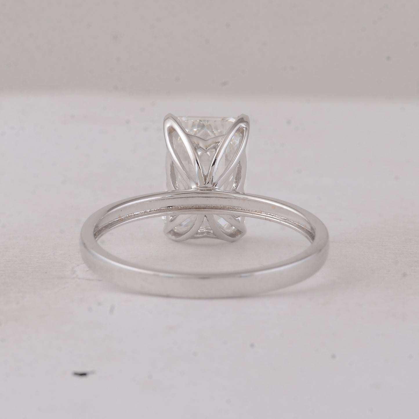 3.08 Carats Lab Grown Diamond 14K Gold Ring