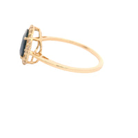 1.62 Ct Oval Sapphire 14K Gold Ring