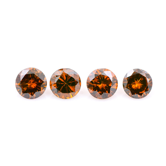 0.44 Brown Diamond Round Loose Diamond