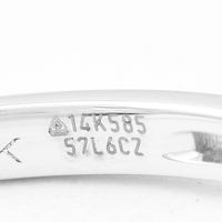3.39 Carats Lab Grown Diamond 14K Gold Ring