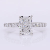 2.41 Carats Lab Grown Diamond 950 Platinum Ring
