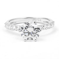 2.45 Carats Lab Grown Diamond 14K Gold Ring