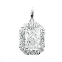 2.58 Carats Lab Grown Diamond 14K Gold Pendant
