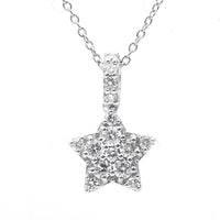 0.57 Ct Round Lab Grown Diamond 925 Sterling Silver Pendant