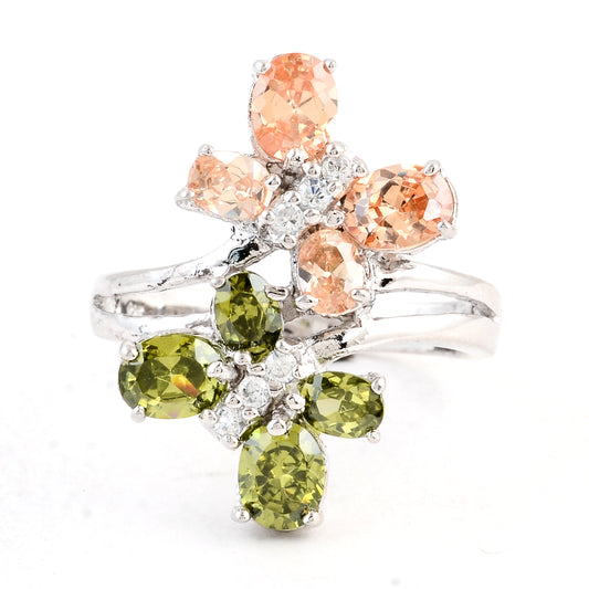 3.93 Ct Cubic Zirconia 925 Sterling Silver Ring