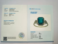 2.40 Ct Octagon Natural Emerald 14K Gold Ring