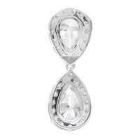 2.98 Carats Lab Grown Diamond 14K Gold Pendant
