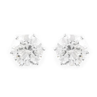 3.10 Carats Lab Grown Diamond 14K Gold Earrings