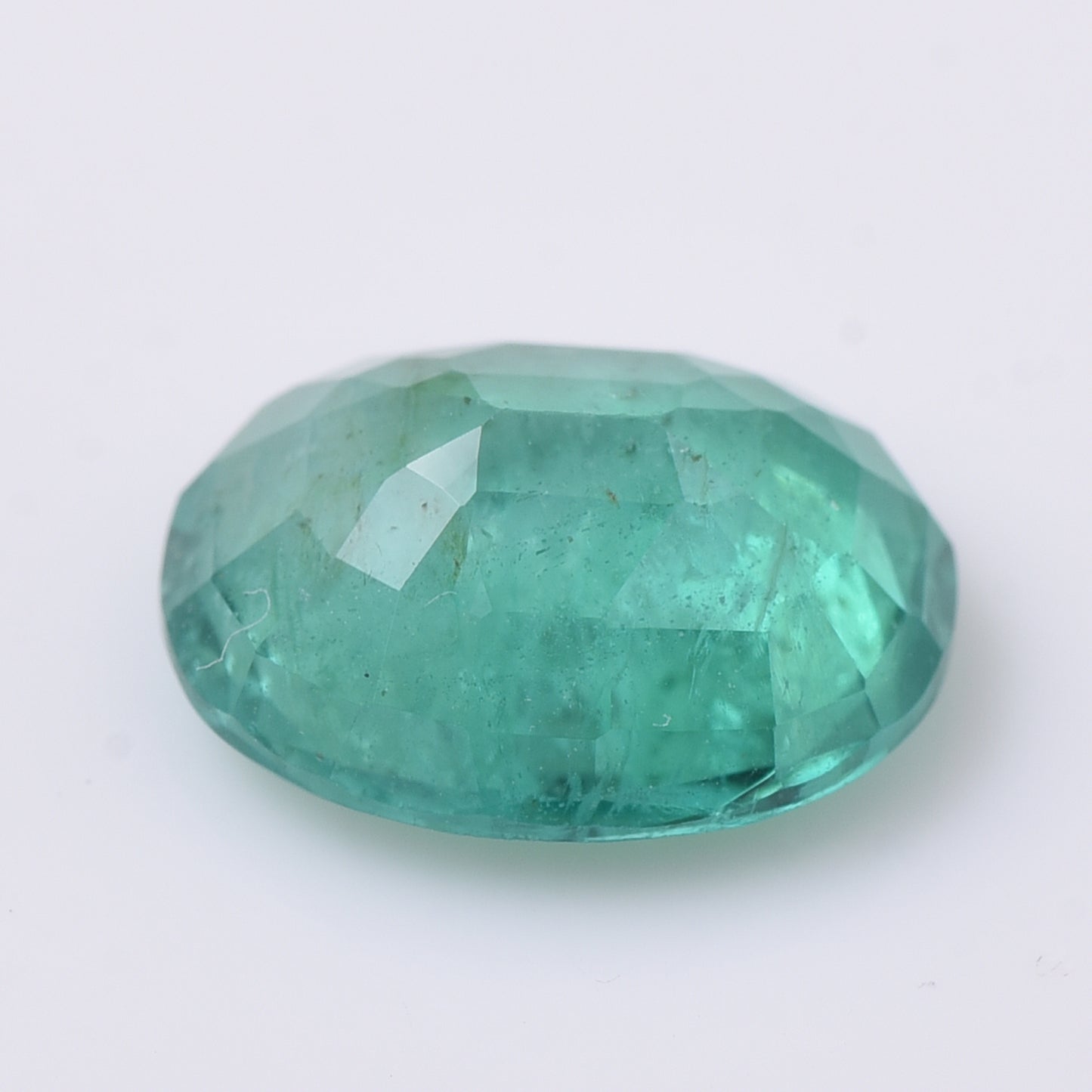 3.15 Natural Beryl Emerald Oval Mixed Cut Gemstone