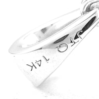 2.47 Carats Lab Grown Diamond 14K Gold Pendant