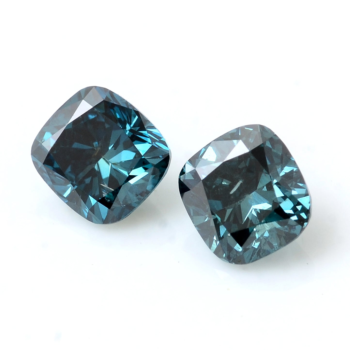 0.83 Carat Blue Diamond Cushion Loose Gemstone