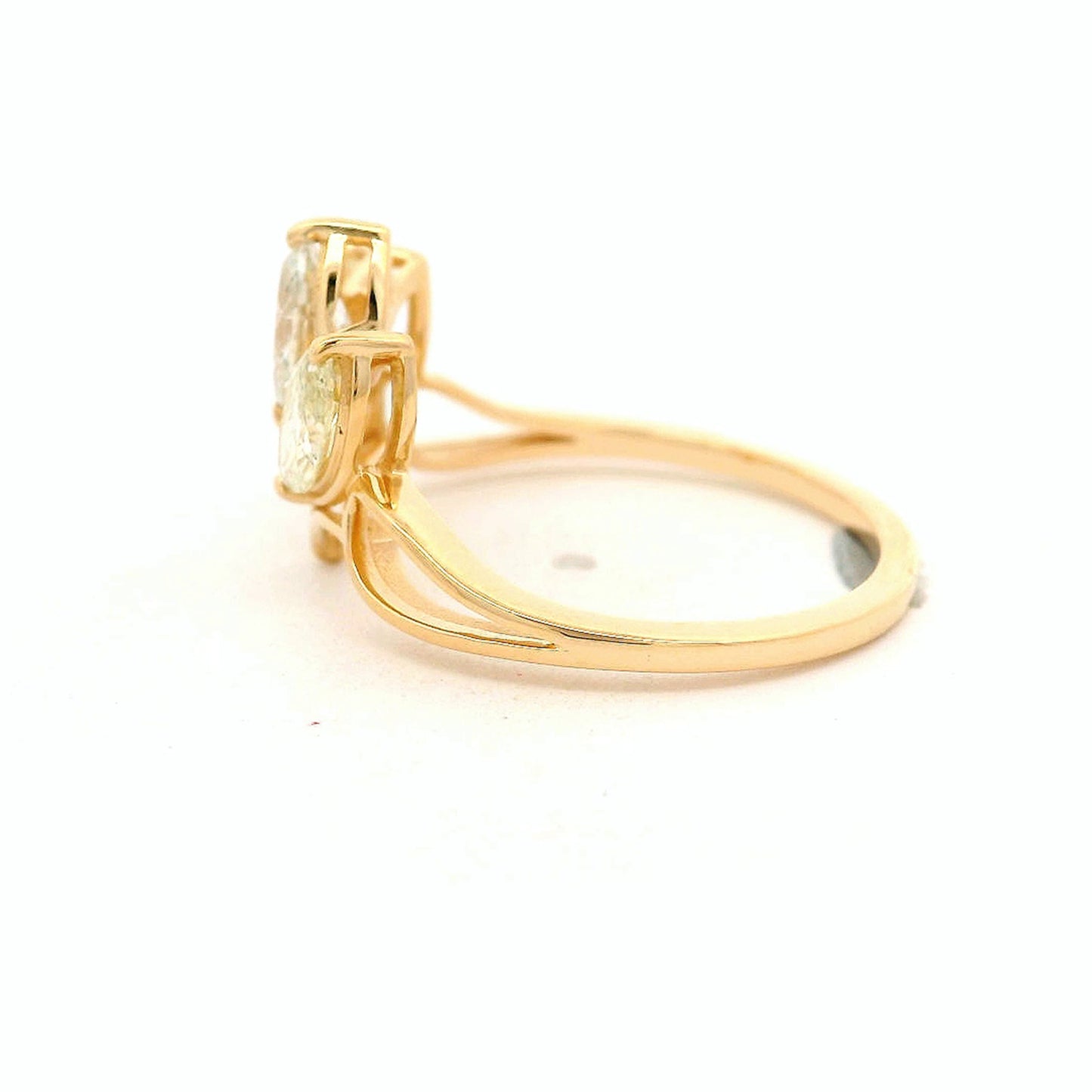 0.96 Ct Marquise Diamond 14K Gold Ring