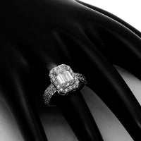 2.89 Carats Lab Grown Diamond 14K Gold Ring