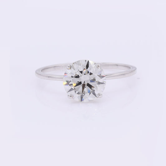 2.20 Carats Lab Grown Diamond 14K Gold Ring