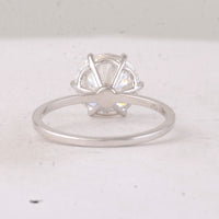 3.06 Carats Lab Grown Diamond 14K Gold Ring