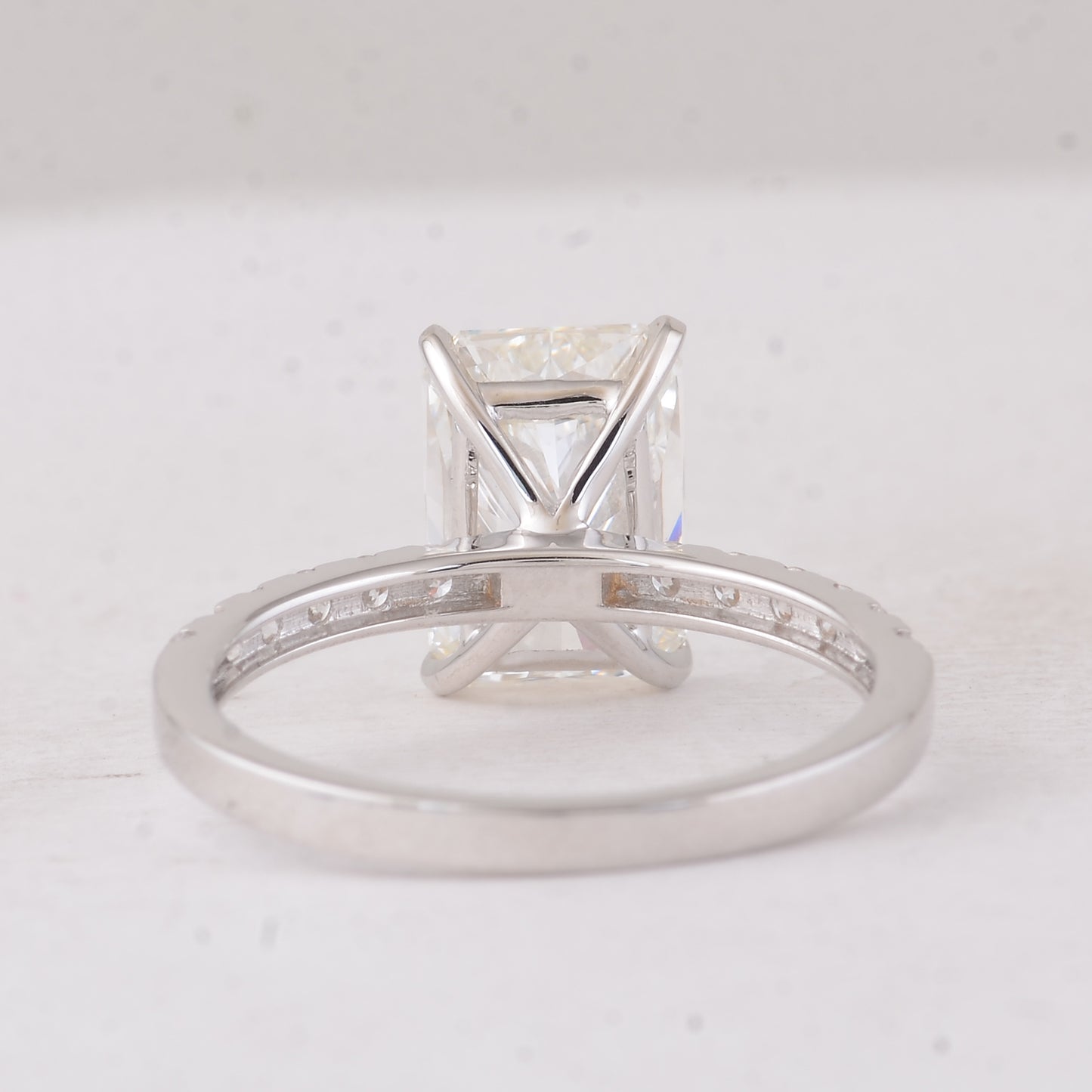 3.35 Carats Lab Grown Diamond 14K Gold Ring