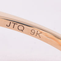 1.03 Ct Round Br.Opal 9K Gold Ring