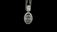 3.51 Carats Lab Grown Diamond 14K Gold Pendant