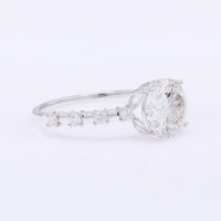 2.22 Carats Lab Grown Diamond 14K Gold Ring