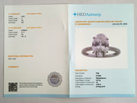 3.93 Carats Lab Grown Diamond 950 Platinum Ring