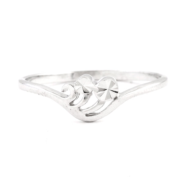 0.00 Ct Plain 925 Sterling Silver Ring
