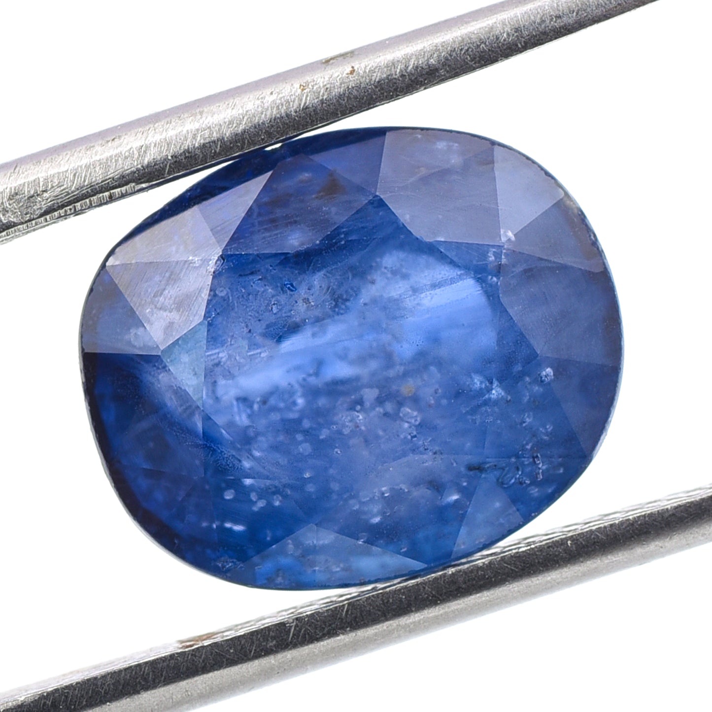 5.42 Natural Corundum Sapphire Rectangular Cushion Mixed Cut Gemstone