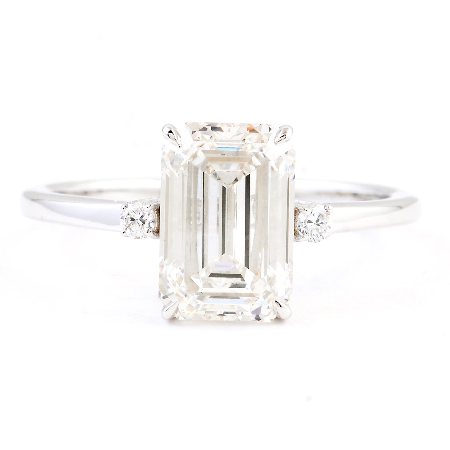 3.01 Carats Lab Grown Diamond 14K Gold Ring
