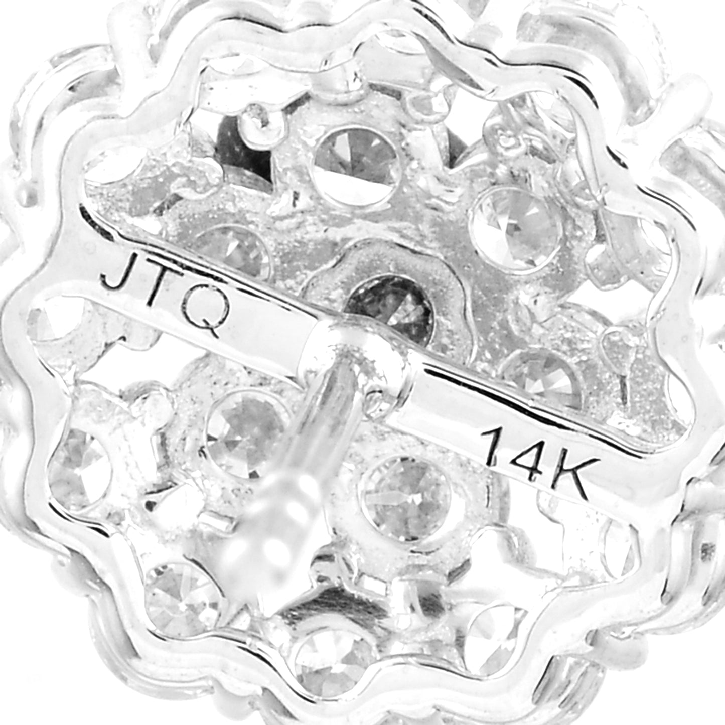 2.17 Carats Lab Grown Diamond 14K Gold Earrings