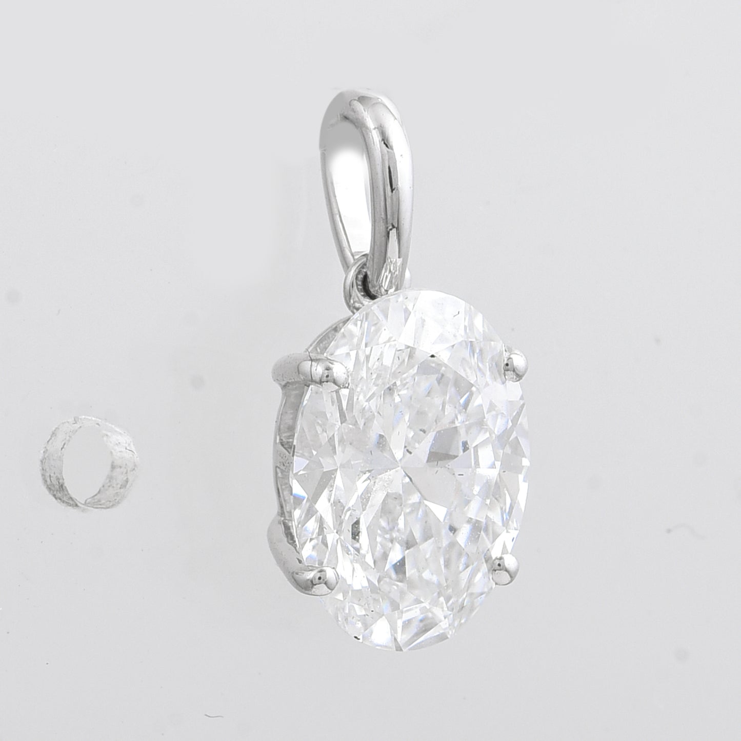 2.05 Carats Lab Grown Diamond 14K Gold Pendant