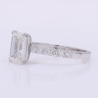 2.21 Carats Lab Grown Diamond 14K Gold Ring